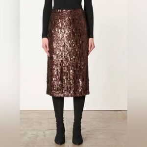 Vanessa Bruno - Dirma Midi Skirt - 34 (FR) / 0 (US)